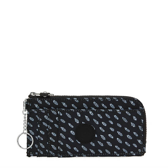 Portefeuilles Kipling Dafni Printed Wallet Noir Blanche | FR 1040BE